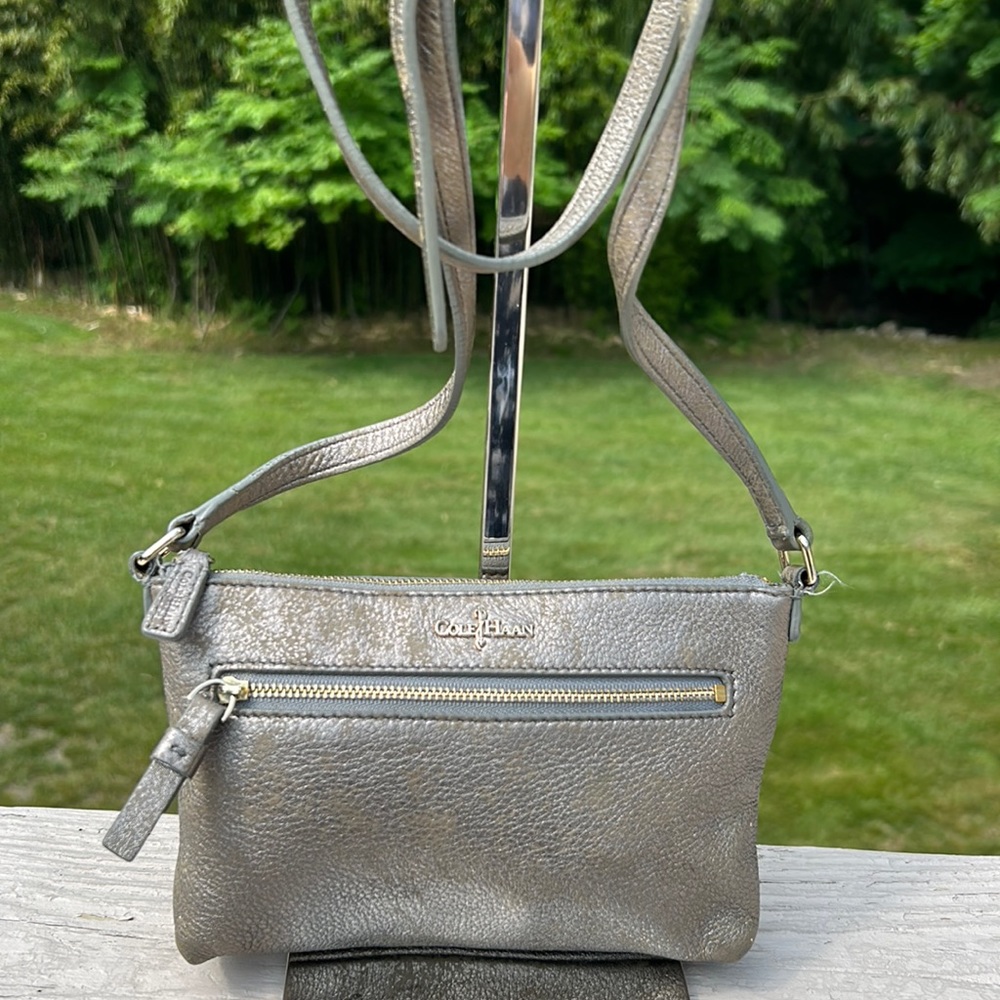 Cole Haan Metallic Leather Crossbody